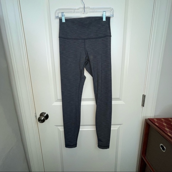 Lululemon High Times Pant Diamond Jacquard Space Dye Black Slate 4 - Picture 5 of 16